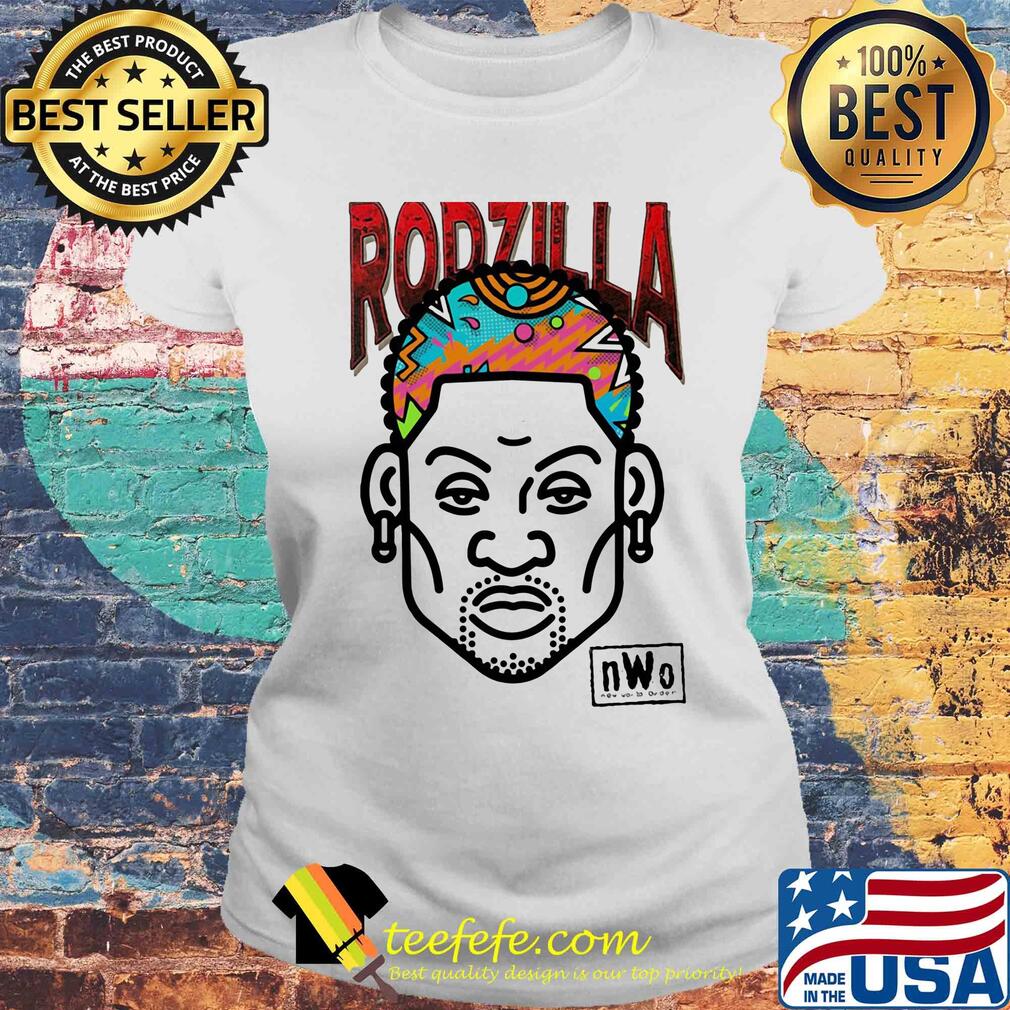 Dennis rodman wcw nwo rodzilla wrestling s Laides tee Dennis rodman wcw nwo rodzilla wrestling s Laides tee