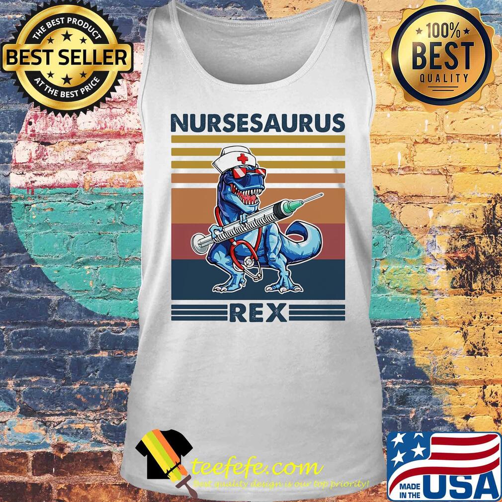 Dinosaur nurse nursesaurus rex vintage s Tank top Dinosaur nurse nursesaurus rex vintage s Tank top