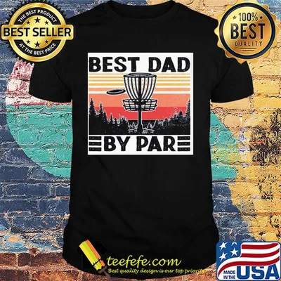 Disc golf Best Dad By Par Vintage shirt