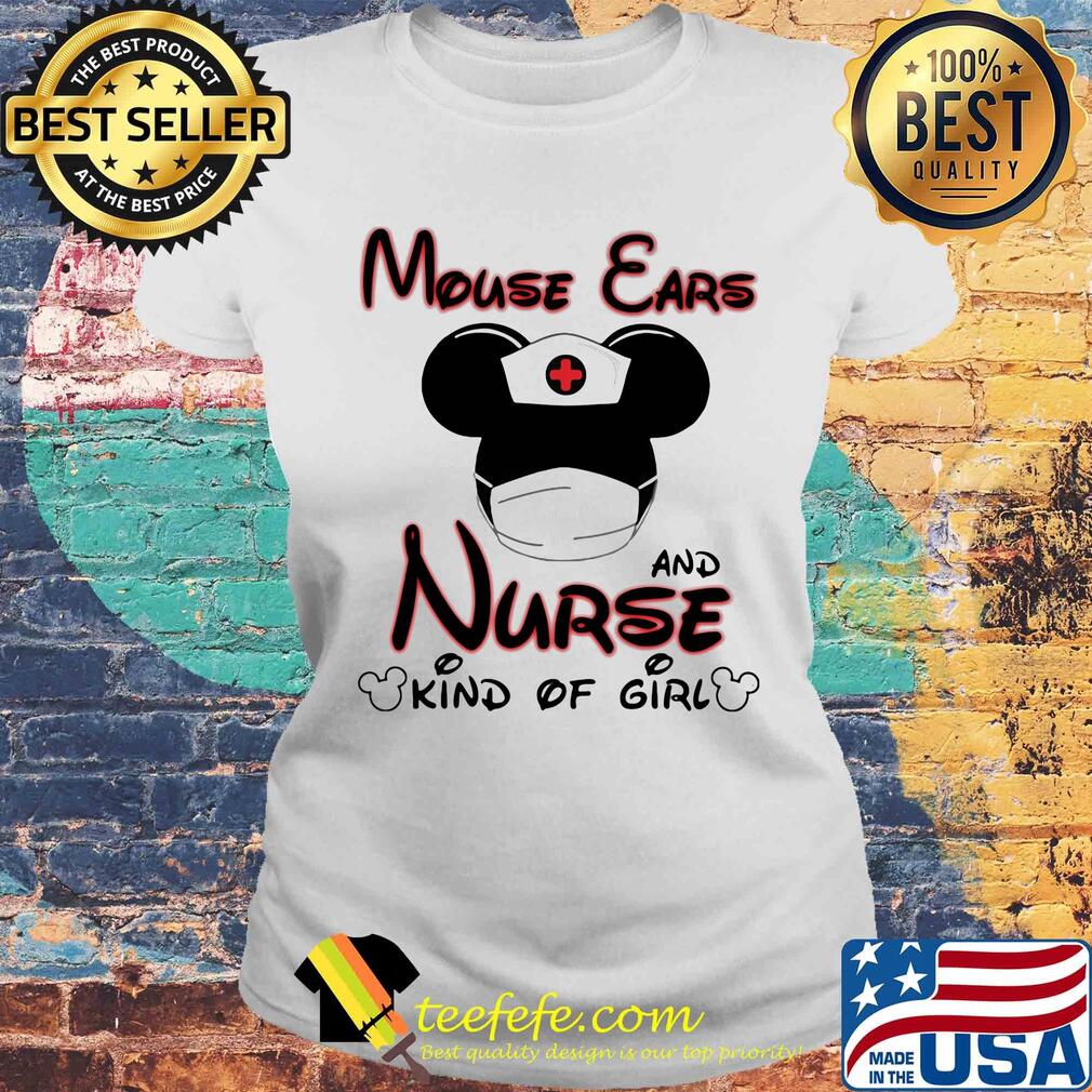 Disney mickey mouse ears and nurse kind of girl mask s Laides tee Disney mickey mouse ears and nurse kind of girl mask s Laides tee