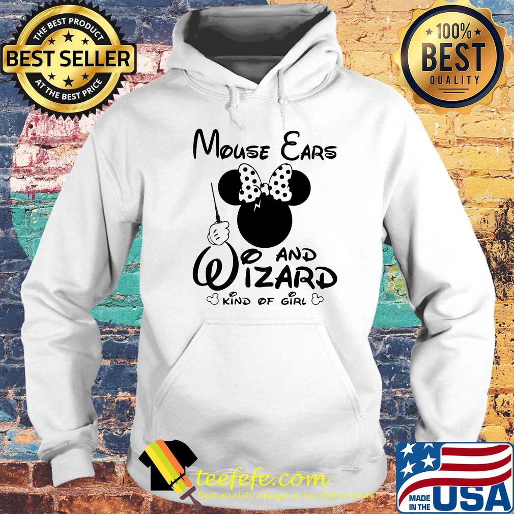 Disney minnie mouse ears and wizard kind of girl s Hoodie Disney minnie mouse ears and wizard kind of girl s Hoodie
