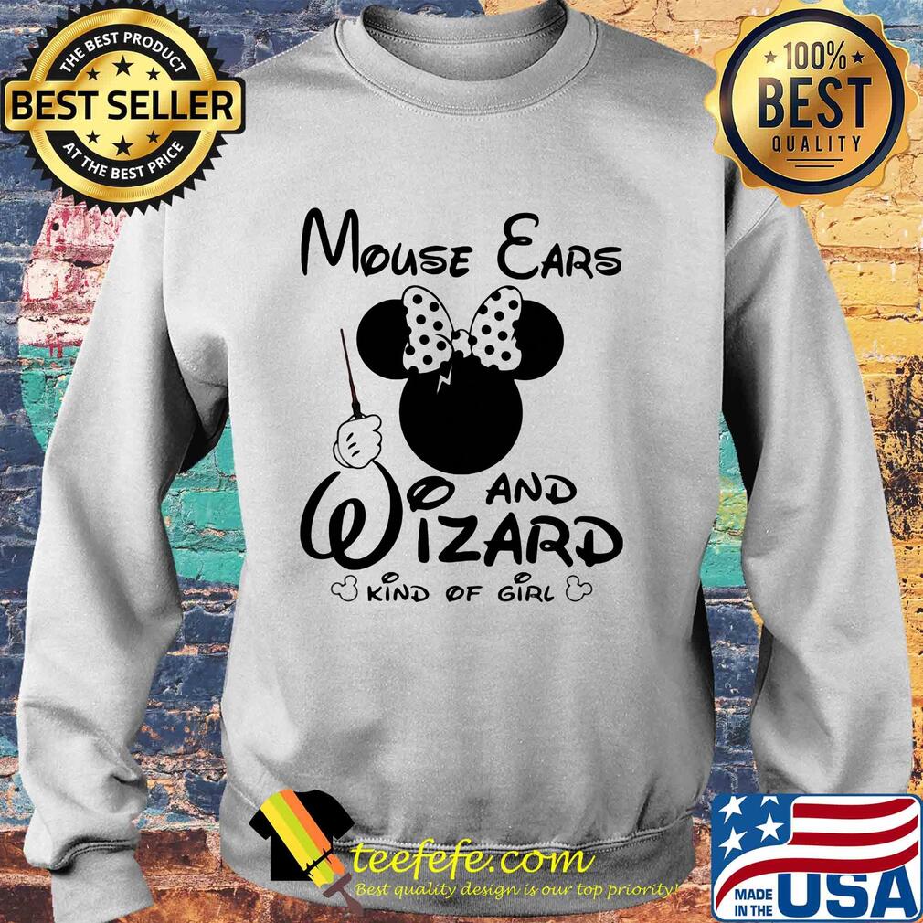 Disney minnie mouse ears and wizard kind of girl s Sweater Disney minnie mouse ears and wizard kind of girl s Sweater
