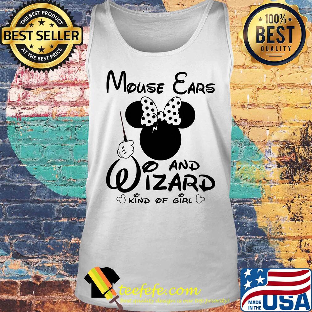 Disney minnie mouse ears and wizard kind of girl s Tank top Disney minnie mouse ears and wizard kind of girl s Tank top