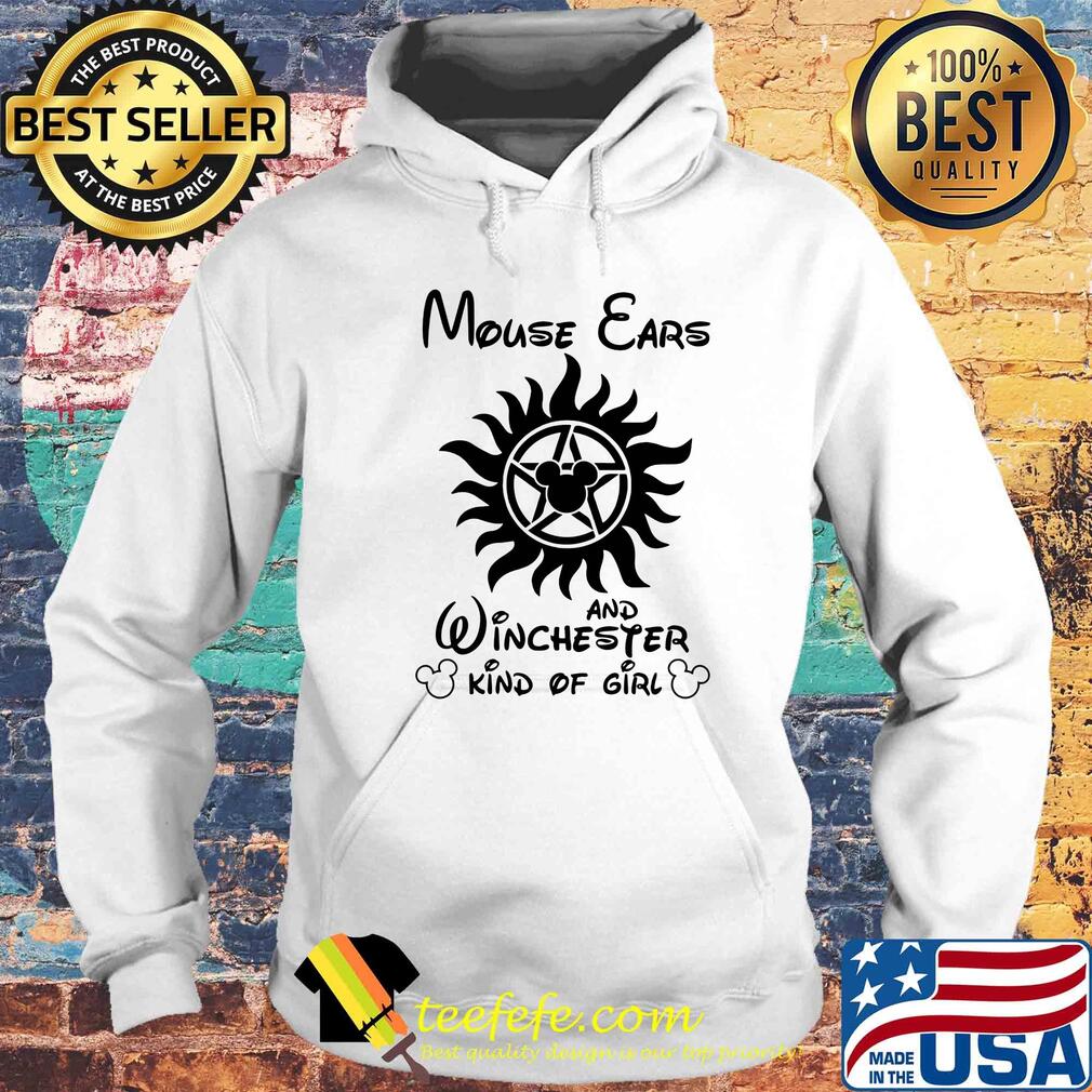Disney mouse ears and winchester kind of girl s Hoodie Disney mouse ears and winchester kind of girl s Hoodie