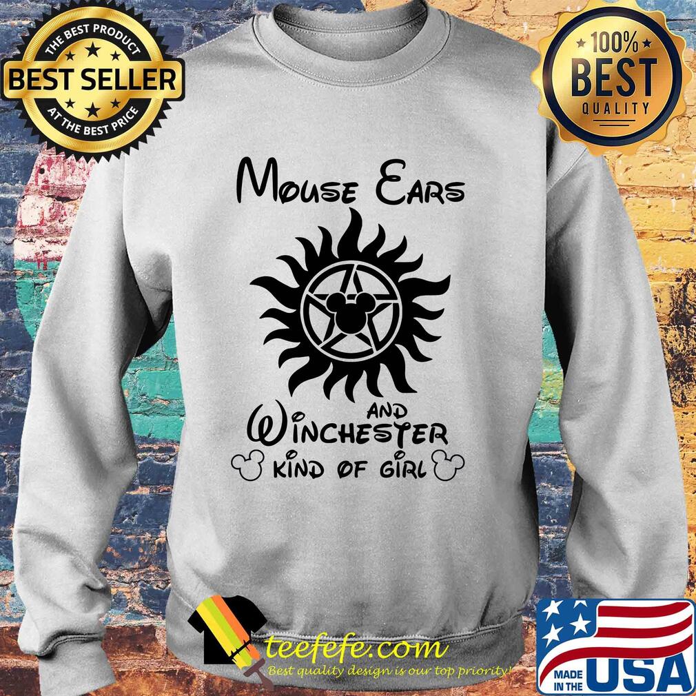 Disney mouse ears and winchester kind of girl s Sweater Disney mouse ears and winchester kind of girl s Sweater