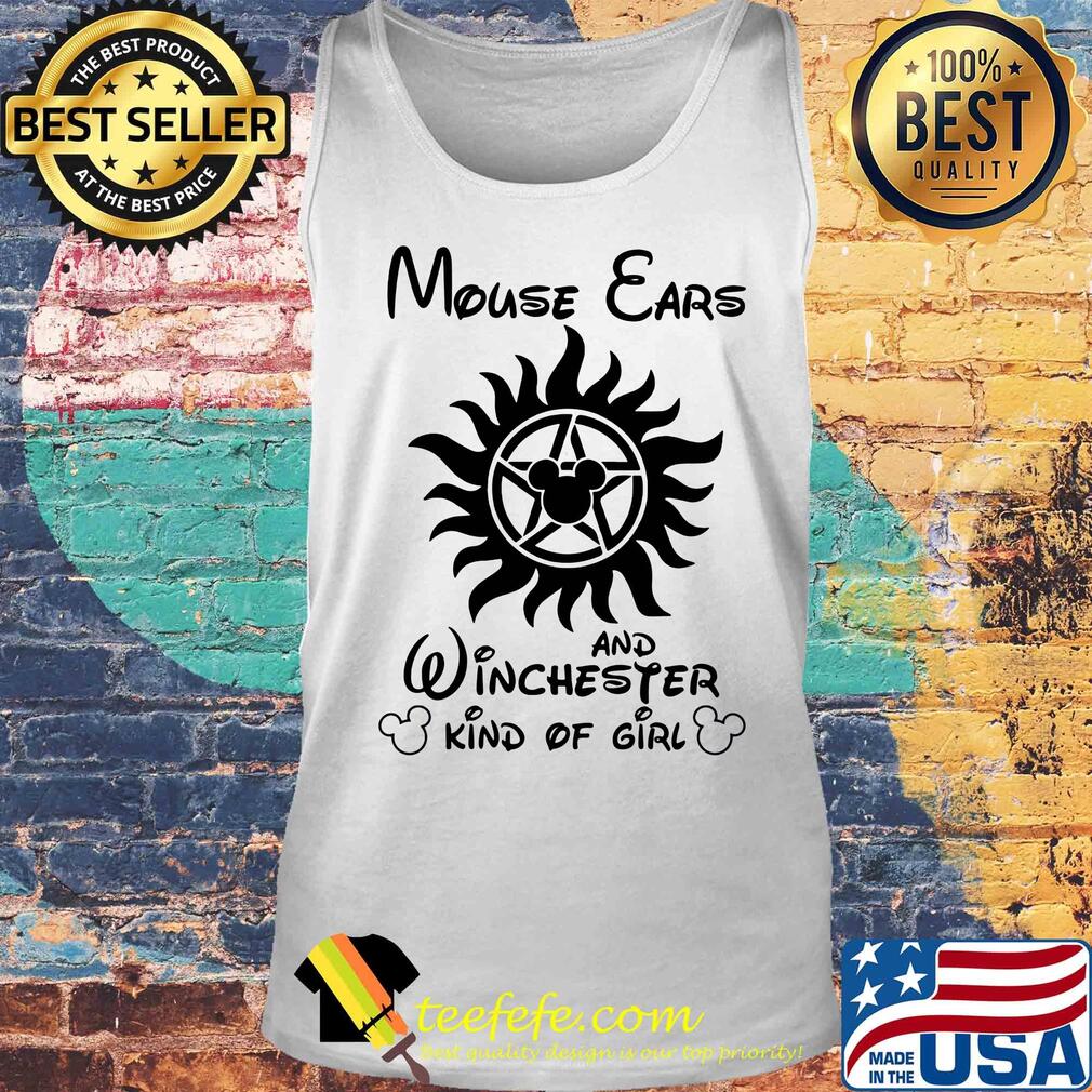 Disney mouse ears and winchester kind of girl s Tank top Disney mouse ears and winchester kind of girl s Tank top