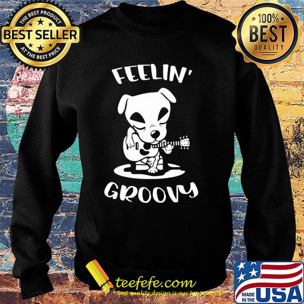 Dog playing guitar feeling groovy s Sweater Dog playing guitar feeling groovy s Sweater