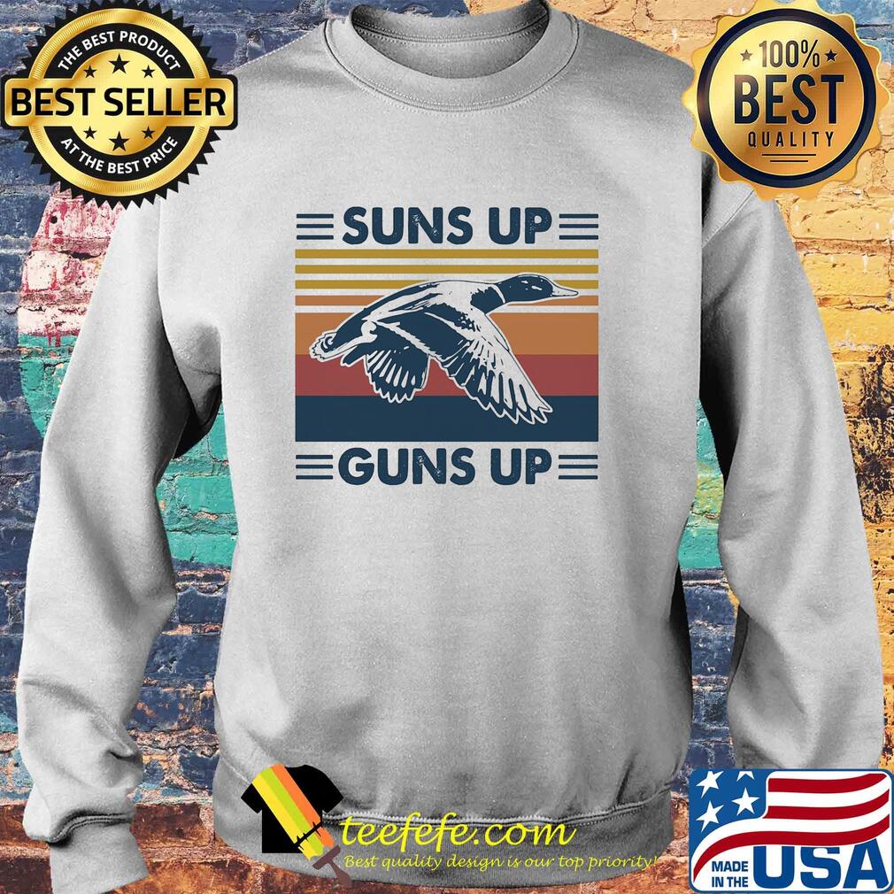 Duck suns up guns up vintage s Sweater Duck suns up guns up vintage s Sweater