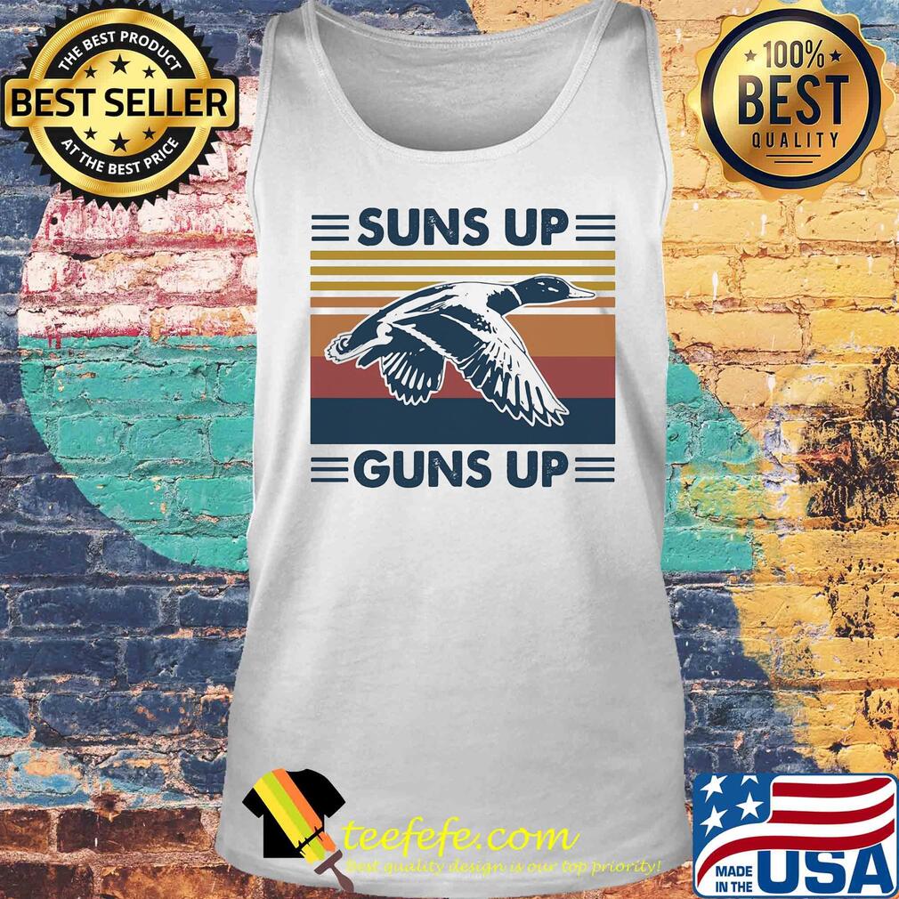 Duck suns up guns up vintage s Tank top Duck suns up guns up vintage s Tank top