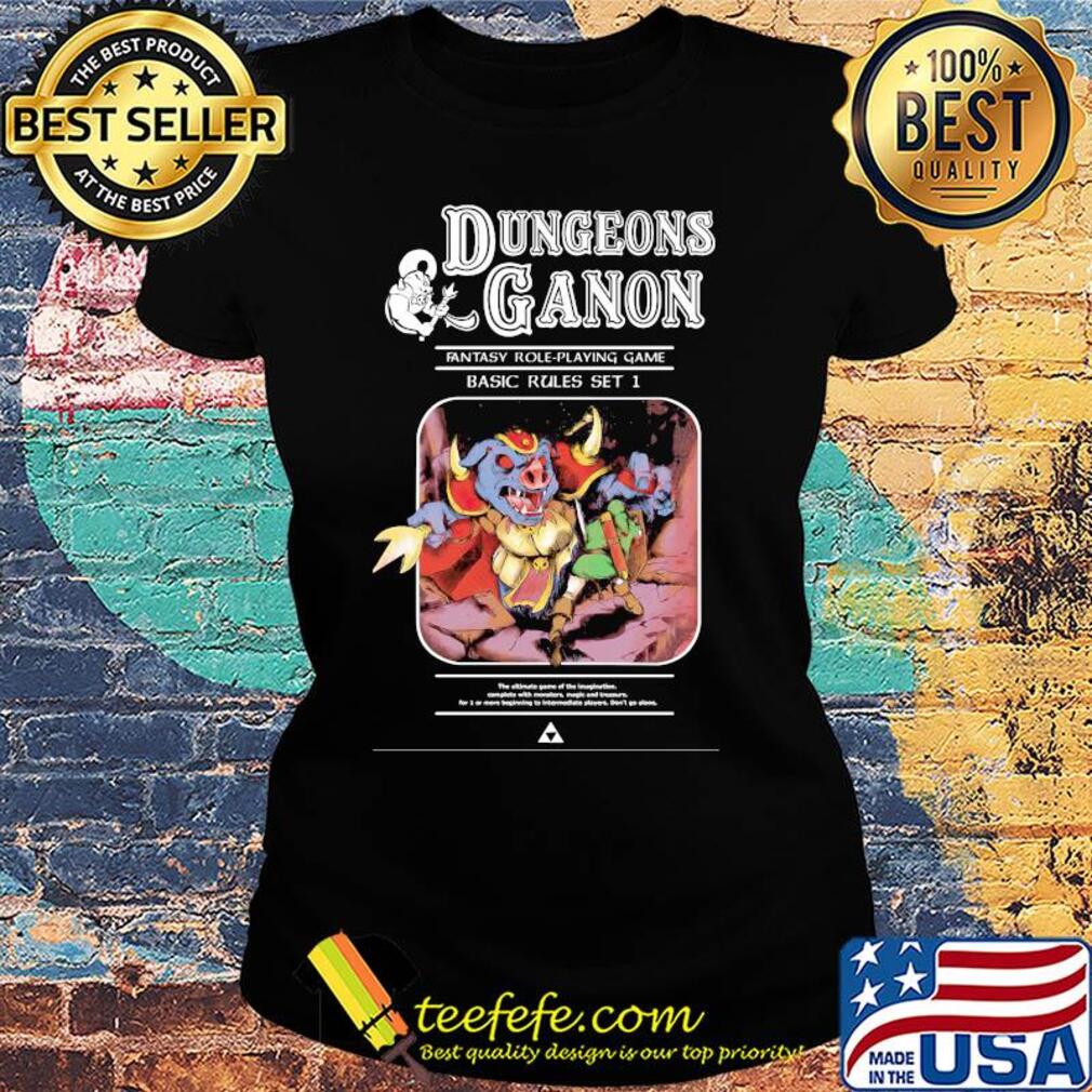 Dungeons ganon fantasy role playing game basic rules set s Ladies tee Dungeons ganon fantasy role playing game basic rules set s Ladies tee