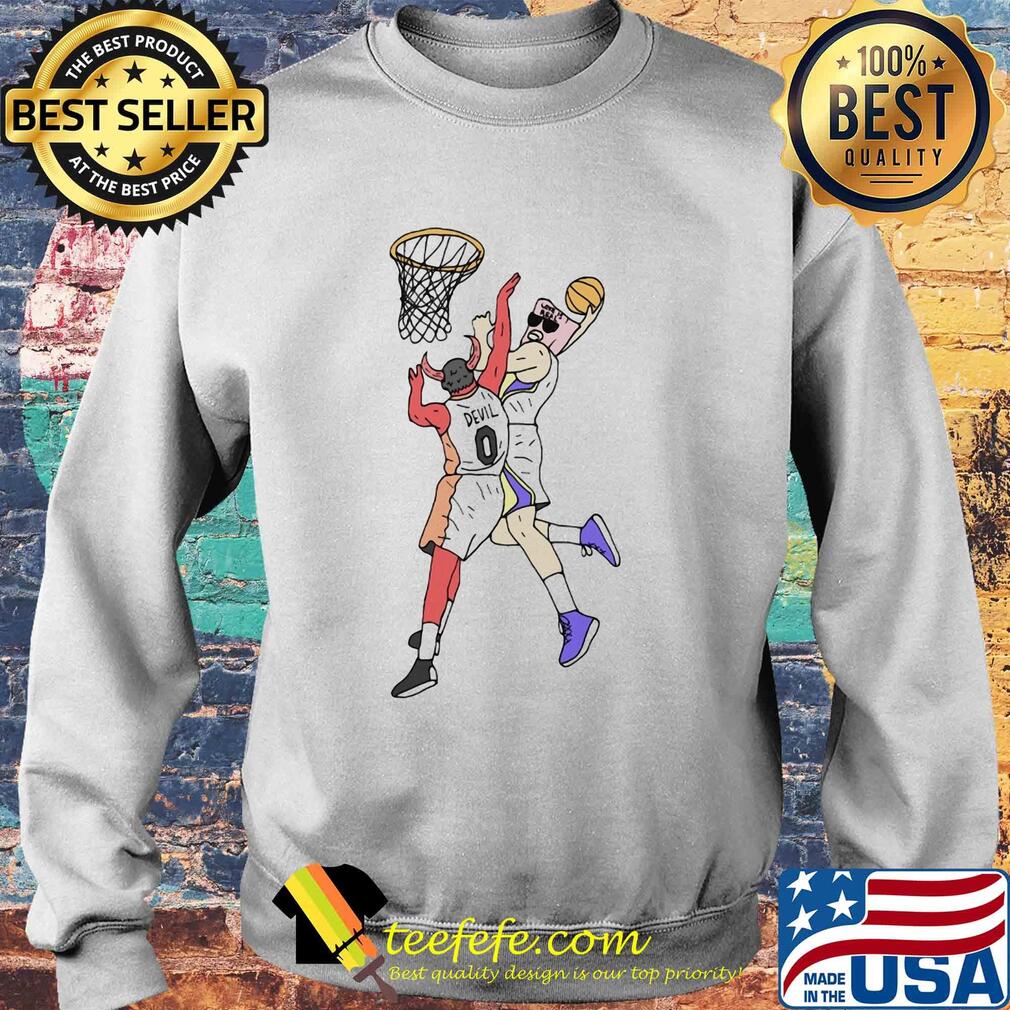 Dunking on devils Volleyball s Sweater Dunking on devils Volleyball s Sweater