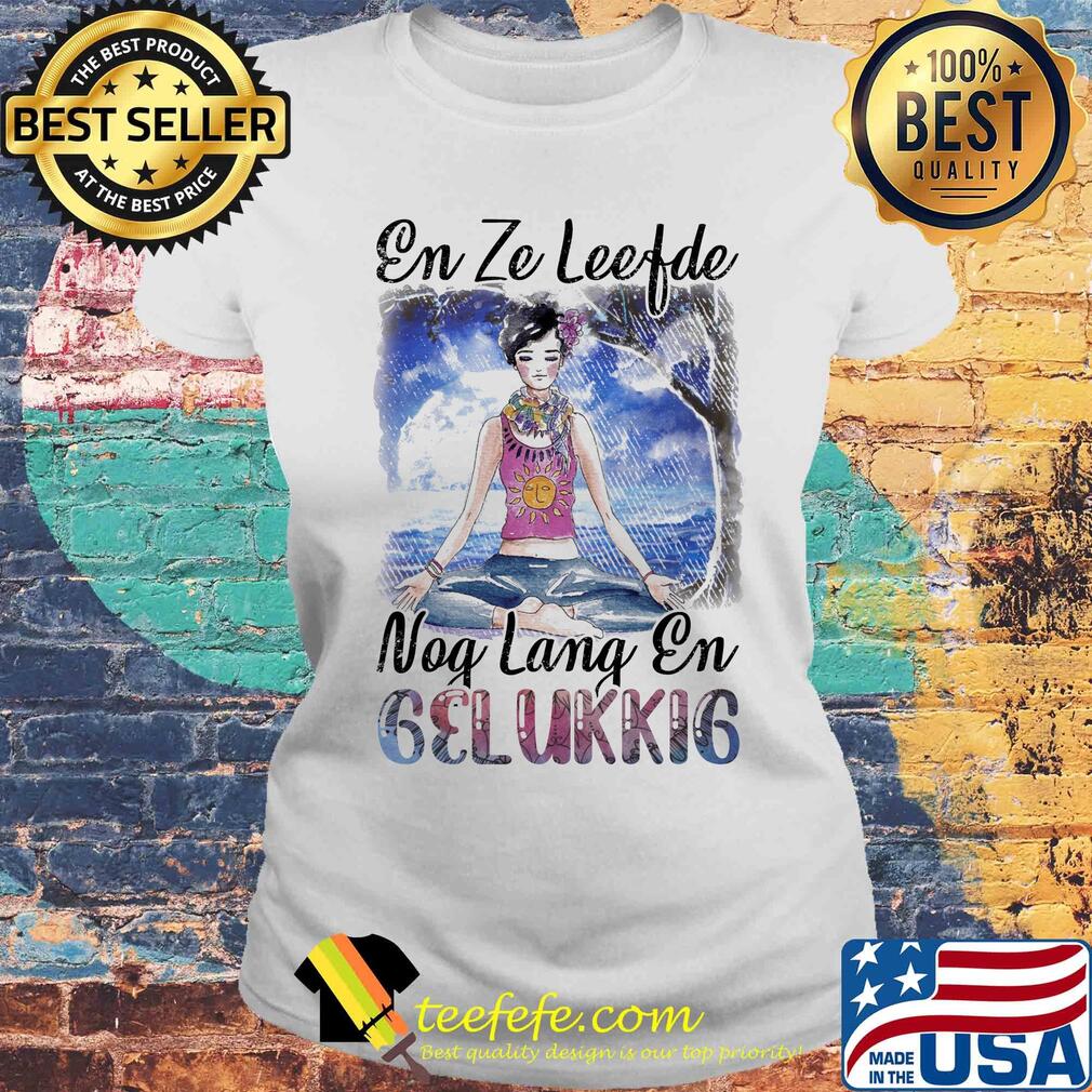 En ze leefde nog lang en gelukkig yoga s Laides tee En ze leefde nog lang en gelukkig yoga s Laides tee