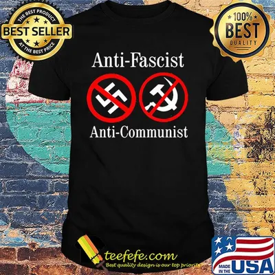 Epicdelusion anti-fascist anti-communist shirt