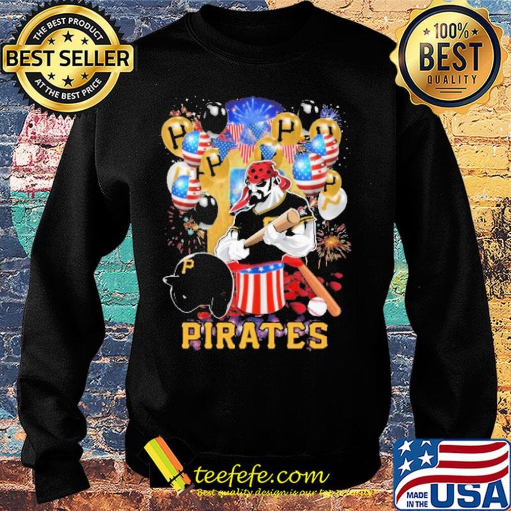 Eric poole MLB pittsburgh pirates happy independence day mask soap firework balloon american flag s Sweater Eric poole MLB pittsburgh pirates happy independence day mask soap firework balloon american flag s Sweater