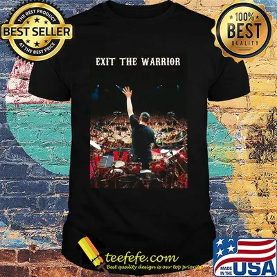 Exit the warrior the legend vertical poster shirt