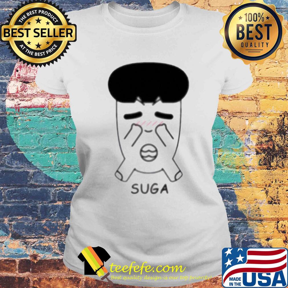 Fanstown bts bangtan boy same cartoon suga s Laides tee Fanstown bts bangtan boy same cartoon suga s Laides tee