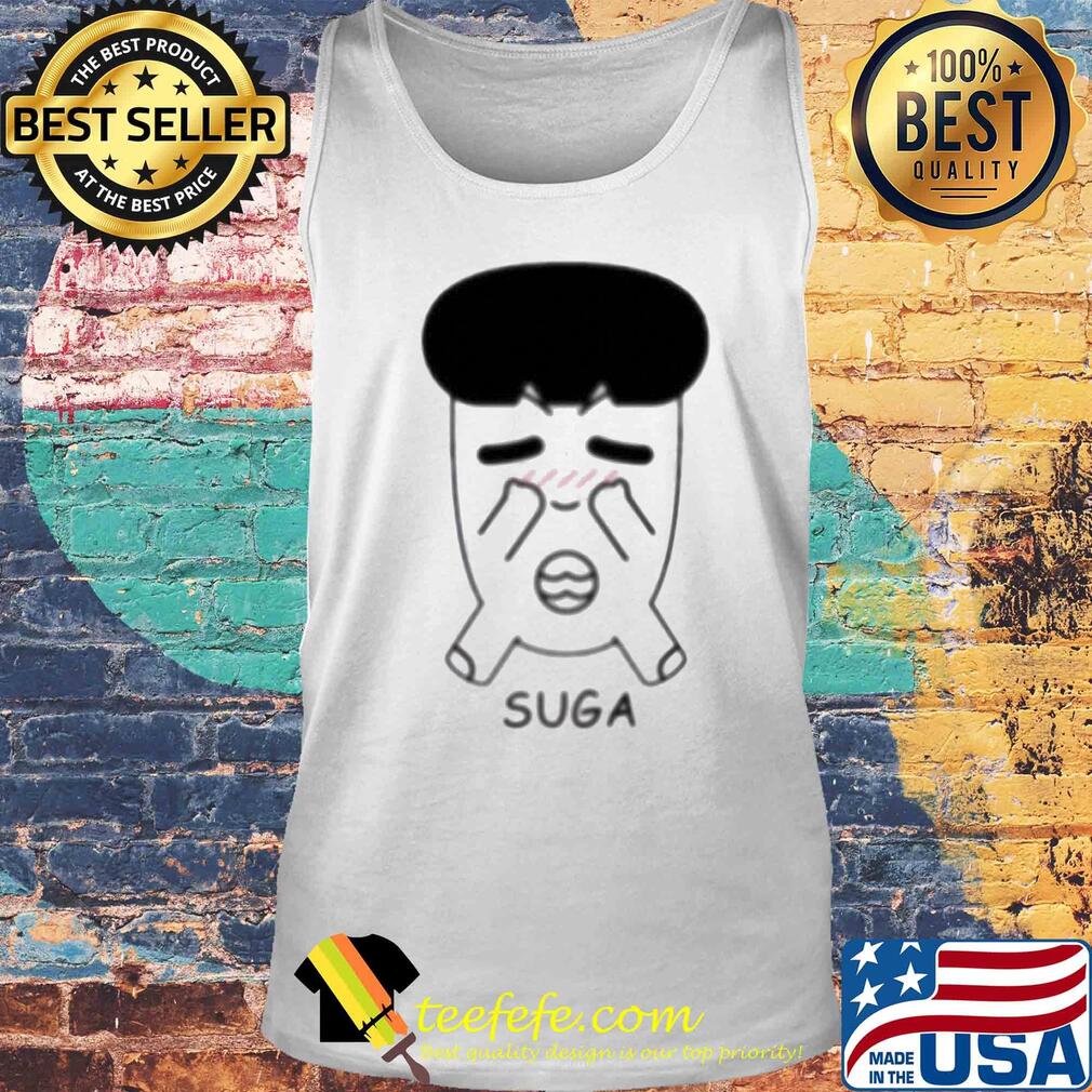 Fanstown bts bangtan boy same cartoon suga s Tank top Fanstown bts bangtan boy same cartoon suga s Tank top