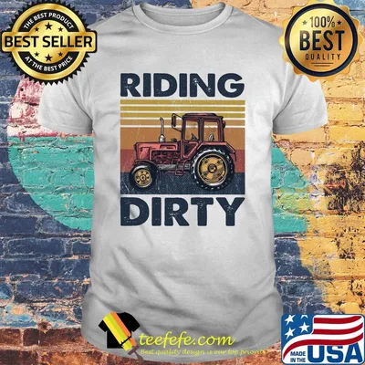 Farm riding dirty vintage shirt
