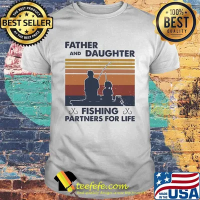 Father and daughter fishing partners for life vintage 2020 shirt