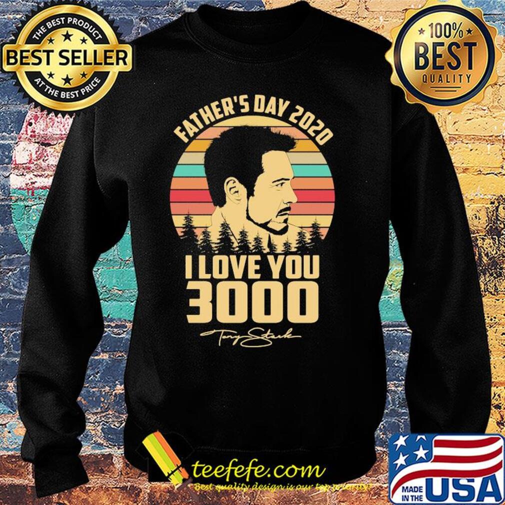 Father's day 2020 I love you 3000 signature vintage s Sweater Father's day 2020 I love you 3000 signature vintage s Sweater