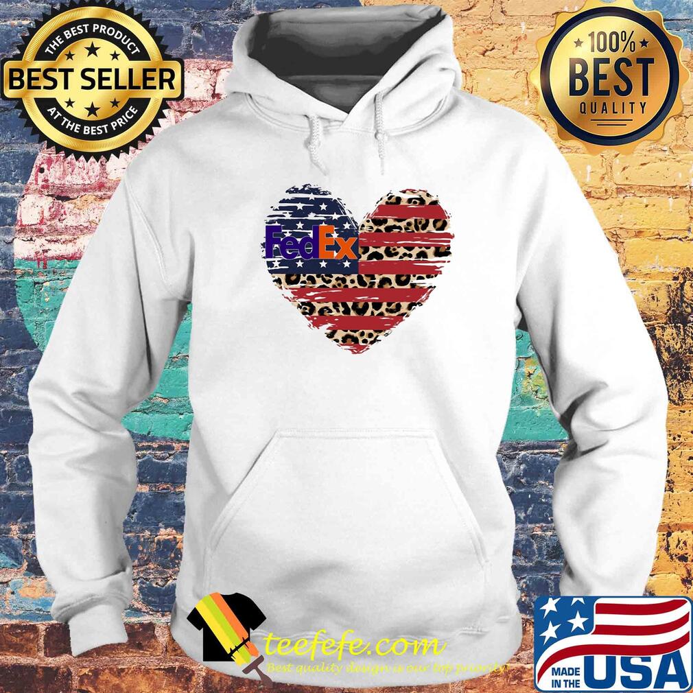 FedEx heart American flag veteran Independence Day s Hoodie FedEx heart American flag veteran Independence Day s Hoodie