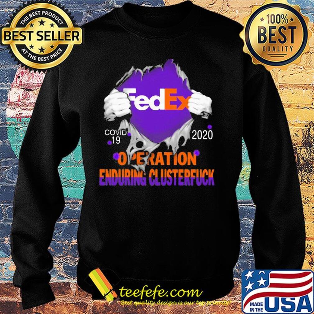 Fedex logo covid-19 2020 operation enduring clusterfuck s Sweater Fedex logo covid-19 2020 operation enduring clusterfuck s Sweater