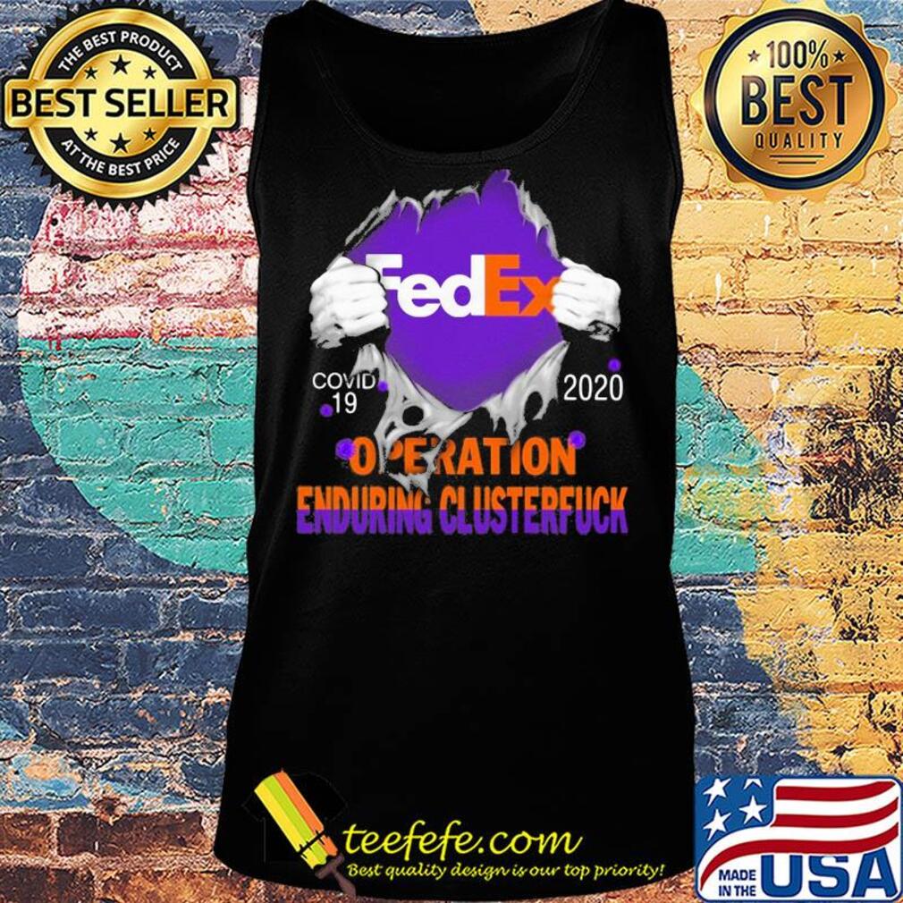 Fedex logo covid-19 2020 operation enduring clusterfuck s Tank top Fedex logo covid-19 2020 operation enduring clusterfuck s Tank top