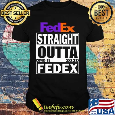 Fedex straight outta covid-19 2020 fedex shirt