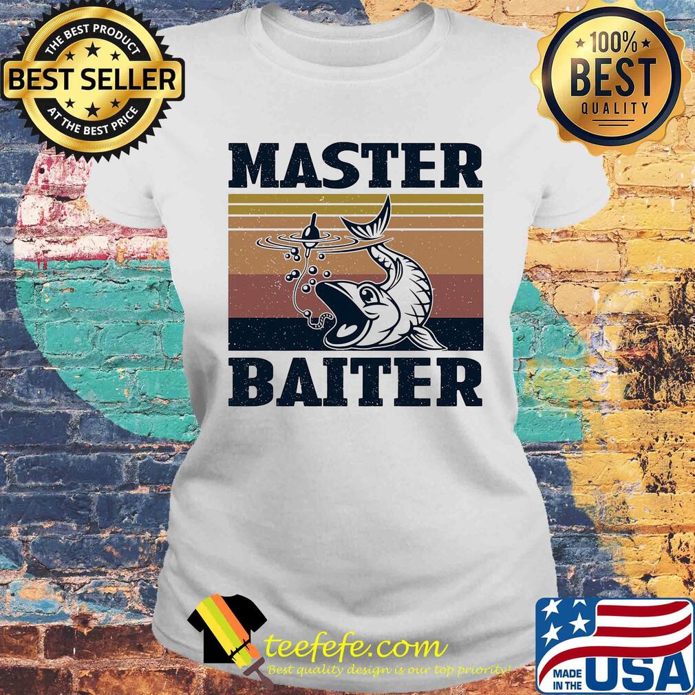 Fishing master baiter vintage s Laides tee Fishing master baiter vintage s Laides tee