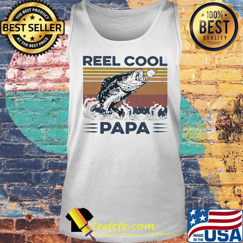 Fishing reel cool papa sea vintage s Tank top Fishing reel cool papa sea vintage s Tank top