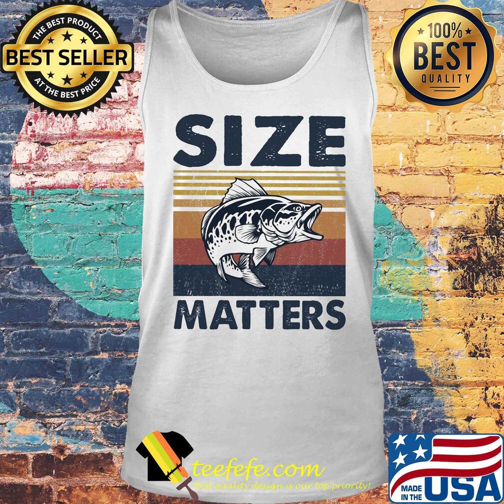 Fishing size matters vintage s Tank top Fishing size matters vintage s Tank top