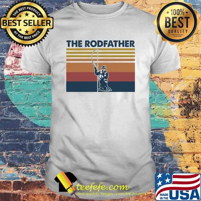 Fishing the rodfather vintage shirt