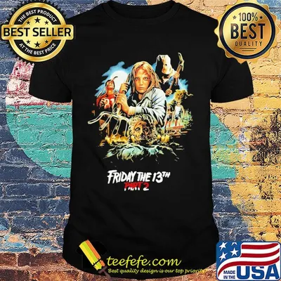Friday the 13th part 2 horror movie shirt