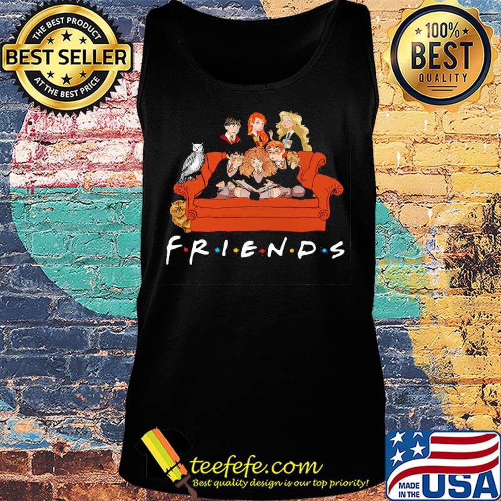 Friends harry potter characters sitting on sofa and reading book s Tank top Friends harry potter characters sitting on sofa and reading book s Tank top