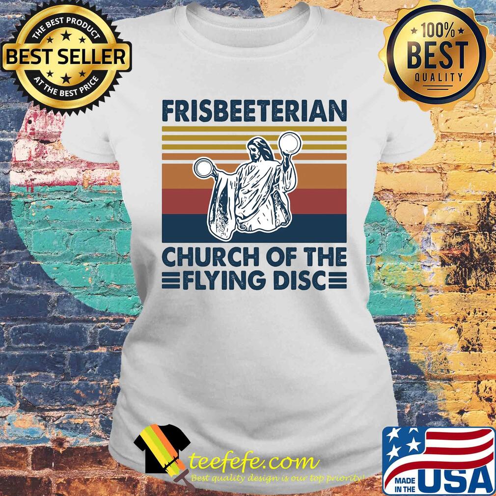 Frisbeeterian church of the flying disc vintage s Laides tee Frisbeeterian church of the flying disc vintage s Laides tee