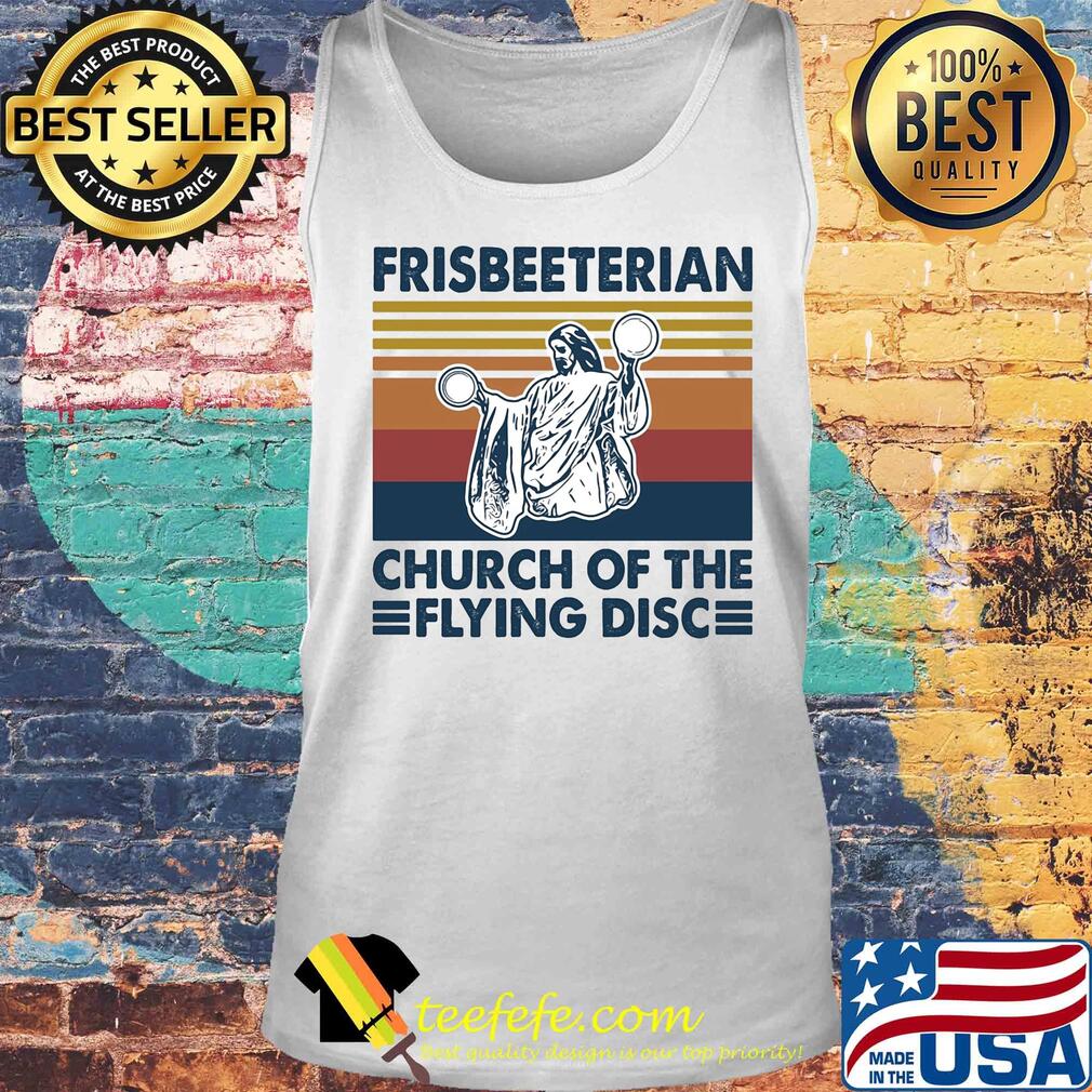 Frisbeeterian church of the flying disc vintage s Tank top Frisbeeterian church of the flying disc vintage s Tank top