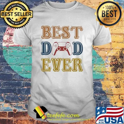 Game best dad ever happy father's day vintage shirt