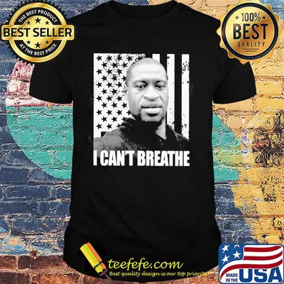 George Floyd I can't breathe American flag veteran Independence Day shirt