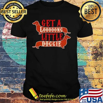 Get a long little doggie shirt