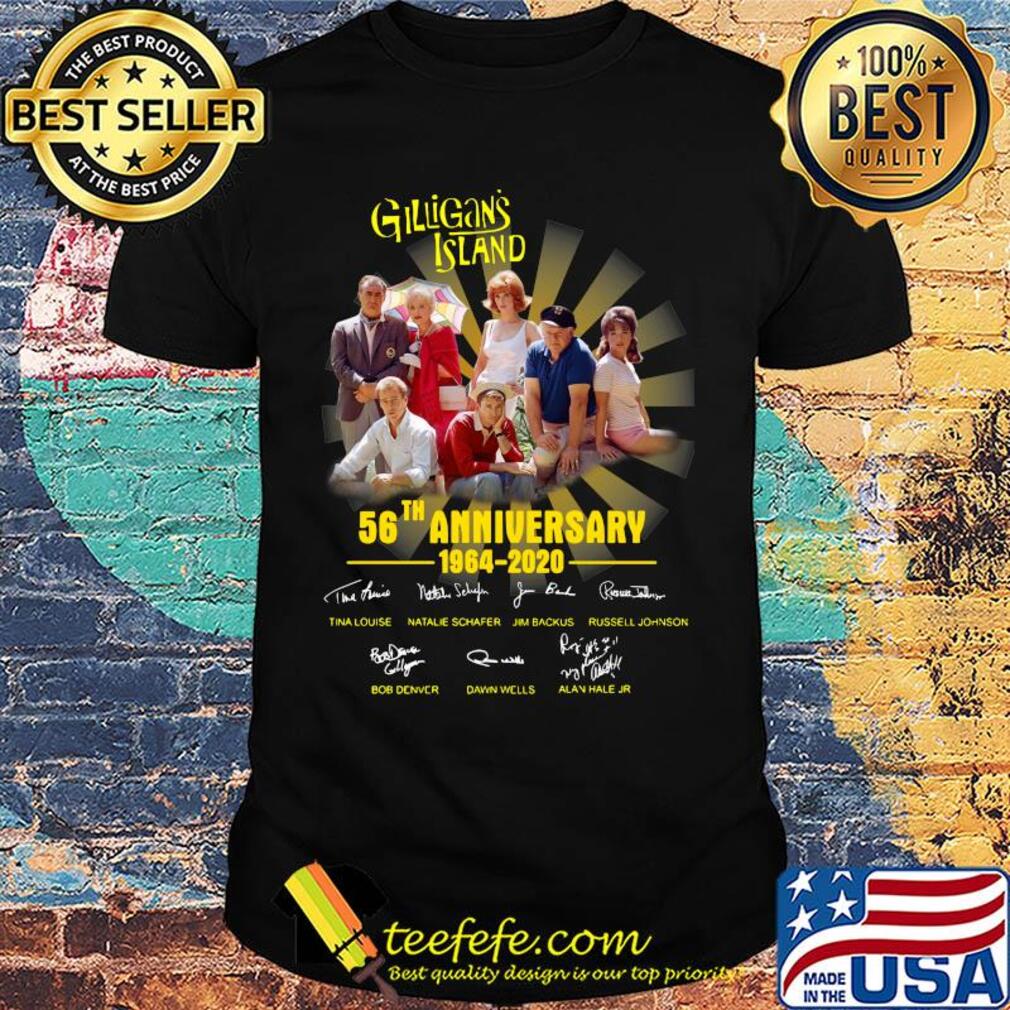 Gilligan's island 56th anniversary 1964 2020 signature shirt