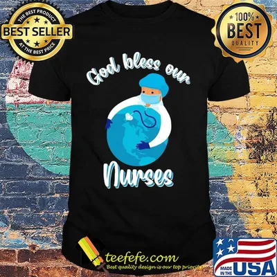 God bless our nurse mask shirt