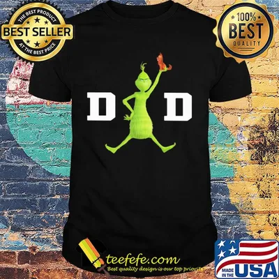 Grinch and his dog dad happy father's day shirt