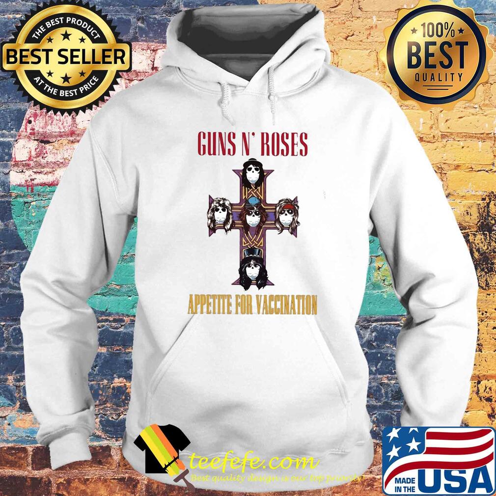Guns n’ roses appetite for vaccination mask covid-19 s Hoodie Guns n’ roses appetite for vaccination mask covid-19 s Hoodie