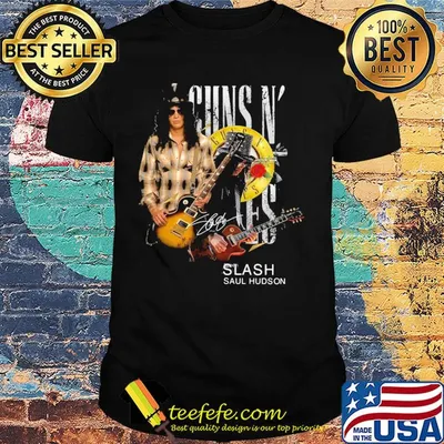 Guns N’ roses slash saul hudson guitar signature shirt