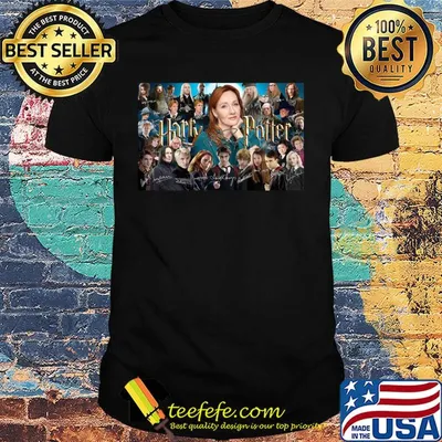 Harry potter movie characters signatures poster shirt