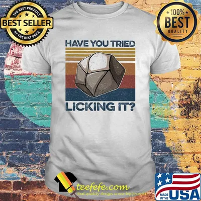 Have you tried licking this geology vintage shirt