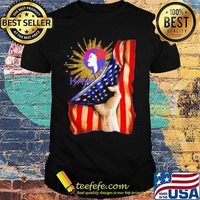 Hawaiian airlines logo american flag independence day shirt