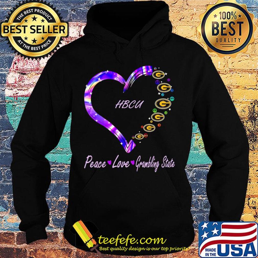 HBCU peace love Grambling State heart s Hoodie HBCU peace love Grambling State heart s Hoodie