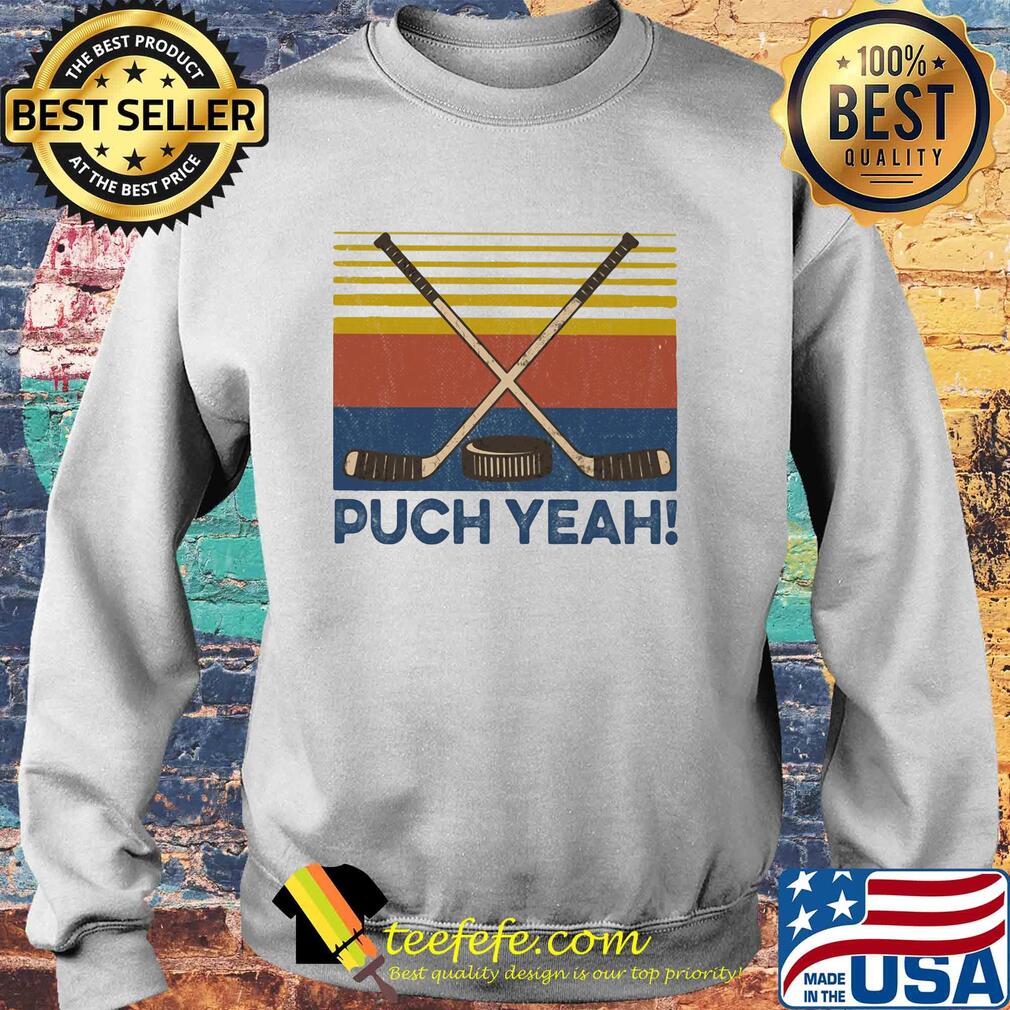 Hockey puck yeah vintage s Sweater Hockey puck yeah vintage s Sweater