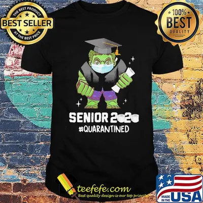 Hulk mask Senior 2020 toilet paper quarantined shirt